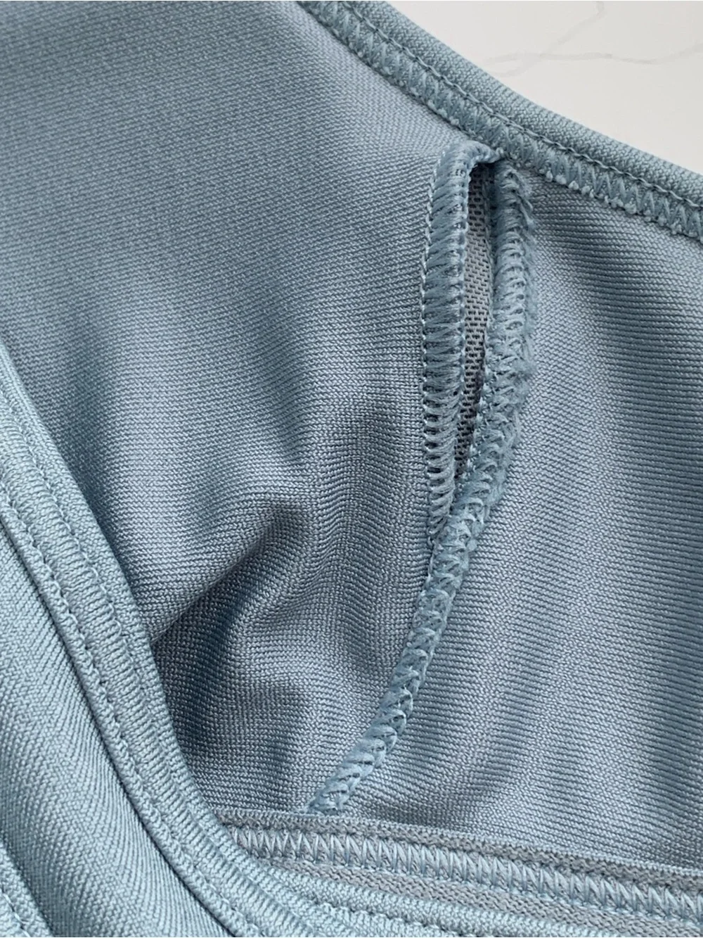 UNDER ARMOUR Women’s Blue Gray Compression Crossback Pullover Sports Bra Small